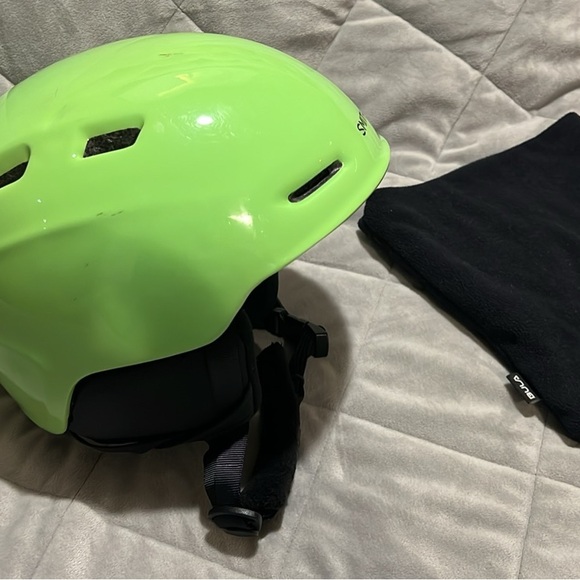 Smith Youth Ski Helmet, lime green - Picture 2 of 9